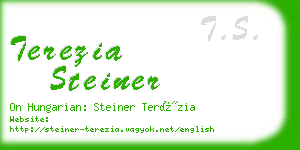 terezia steiner business card